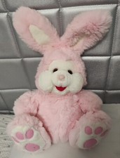 Peluche pupazzo coniglio rosa