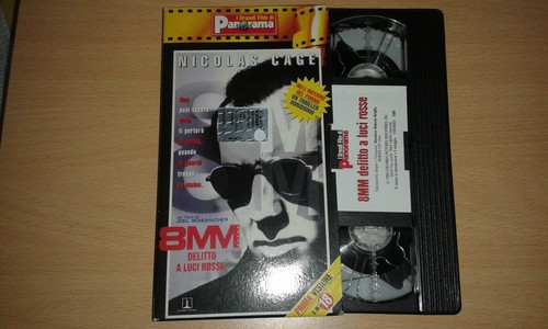 8mm delitto luci rosse vhs - 8mm,