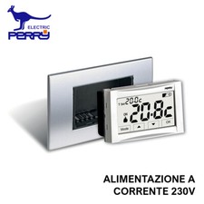 Perry 1TITE543 - Termostato digitale 230v da incasso touch screen MOON SOFT TOUC