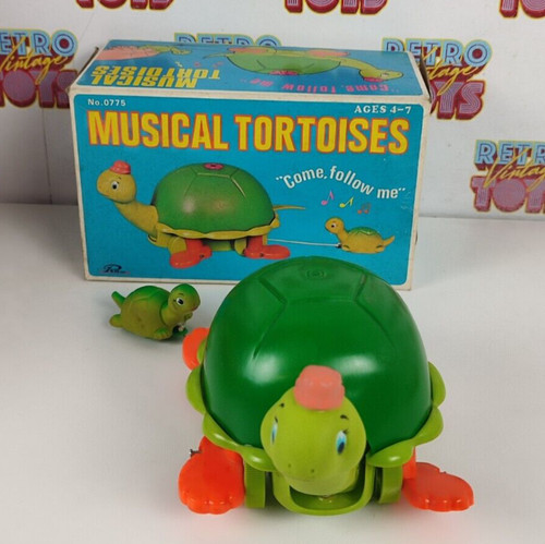 Musical tortoise follow toy - musical,
