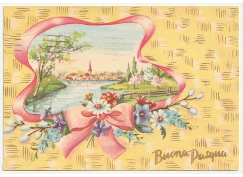 1969 cartolina vintage - , auguri