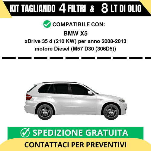 Tagliando per bmw - per, xdrive35d