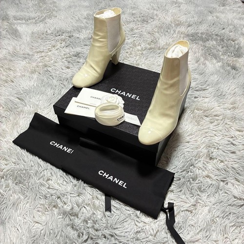 Stivali corti chanel - chanel, pelle