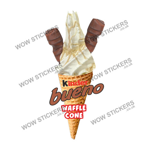Adesivo furgone gelato kinder - adesivo,