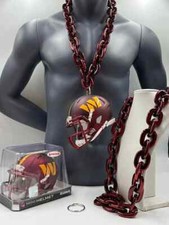 Washington Commanders Helmet Chain - Burgundy Chain