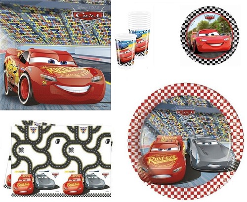 Kit coordinato cars - cars, festa