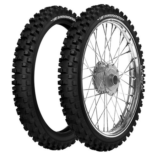 Coppia gomme eurogrip - gomme, 90/90-21