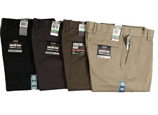 PANTALONI/PANTALONI PIATTI ANTERIORI DOCKERS LEVI'S D2 FIRMATI KAKI DRIGHT FIT ORIGINALI