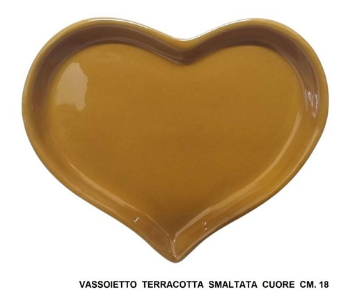 Vassoio cuore ceramica - cuore,