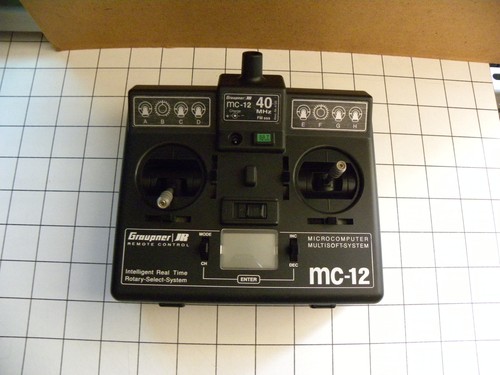 Trasmettitore graupner 12 - trasmettitore,