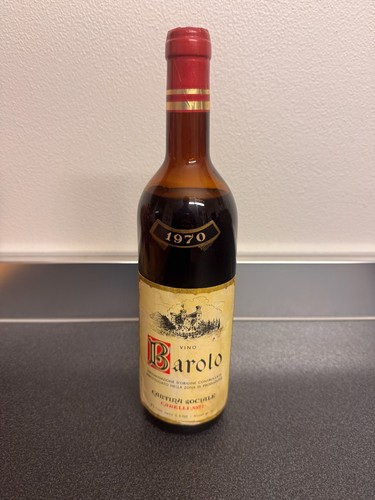 Vino barolo 1970 cantina - barolo,