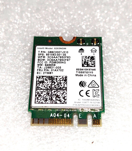 Fujitsu lifebook e558 - -, carte