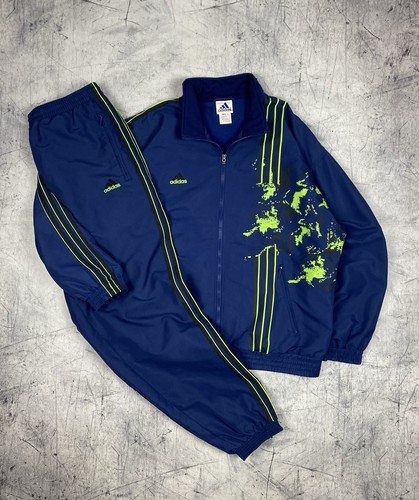 Adidas vintage tracksuit full - vintage,