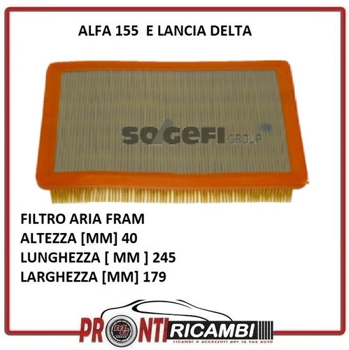 Ca5376a filtro aria fram - ca5376a,
