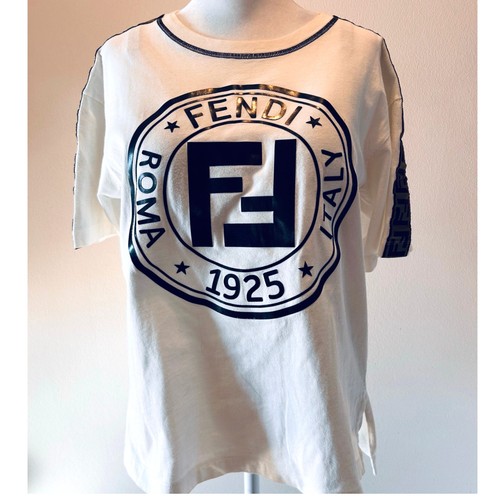 Fendi white graphic zucca - fendi,
