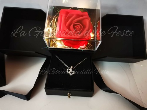 Scatola con collana - con, per