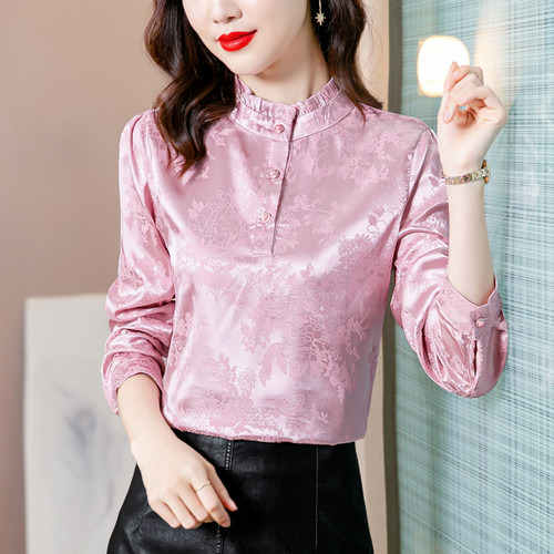 Donna jacquard raso camicia - donna,
