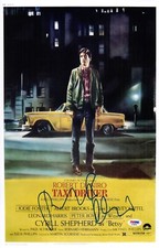 ROBERT DE NIRO FIRMATO TASSISTA 11X17 POSTER FILM PSA COA AD48050