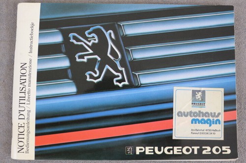 Peugeot 205 manuale - -,