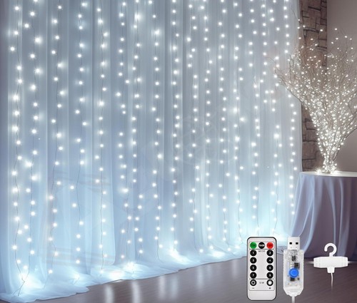 Luci natale tenda - natale, blu