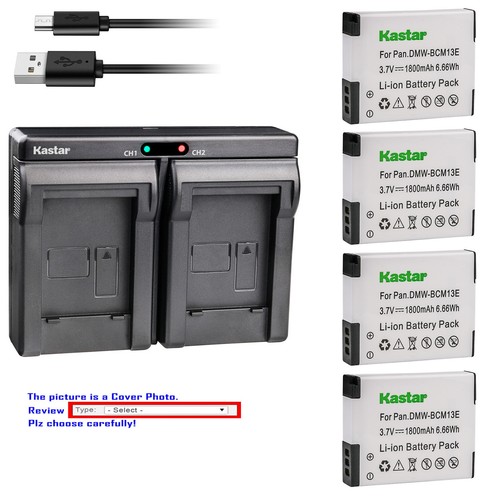 Kastar battery dual charger - battery,