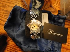 NIB BLUMARINE WATCH W/ GENUINE