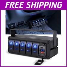 Scatola interruttore a bilanciere 5 velocità PD tipo C caricatore USB voltmetro