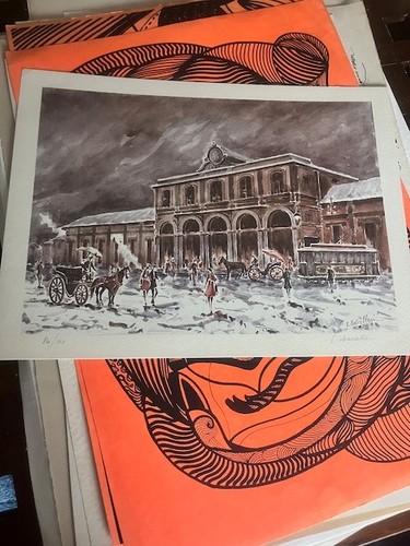 Lotto stampe artisti - di, 35
