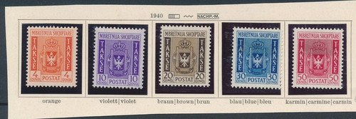 Albania occ italiana 1940 - italiana,