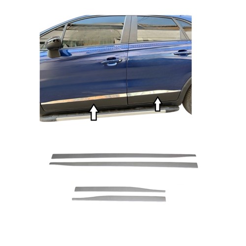 Chrome side door molding - molding, trim