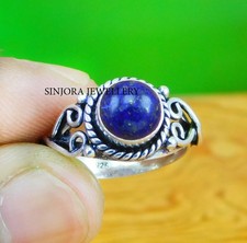 Anello regalo fatto a mano in argento sterling 925 con pietra preziosa...