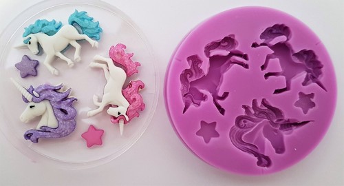 Unicorno stampo silicone - stampo, in