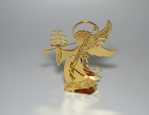 Ornamento placcato oro - , kt