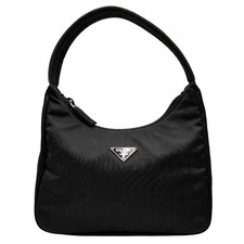 Borsa Prada in nylon nero