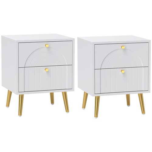 Homcom set comodini pezzi - homcom,
