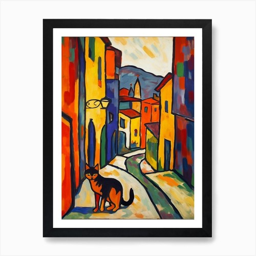 Quadro firenze con - quadro, gatto
