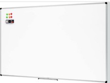 Amazon Basics Lavagna bianco, cancellabile a secco