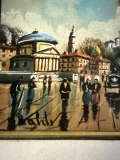 Antico Dipinto Olio su RAME -