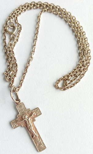 Ciondolo vintage croce - , con