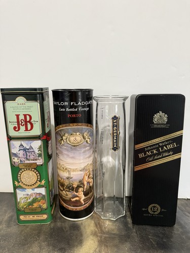 Vintage liquor tin - liquor, johnnie