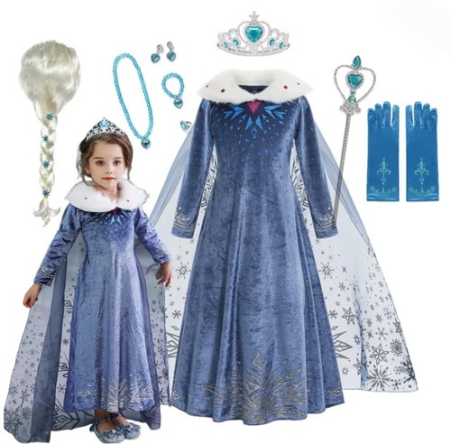 Costume elsa bambina frozen - costume, |