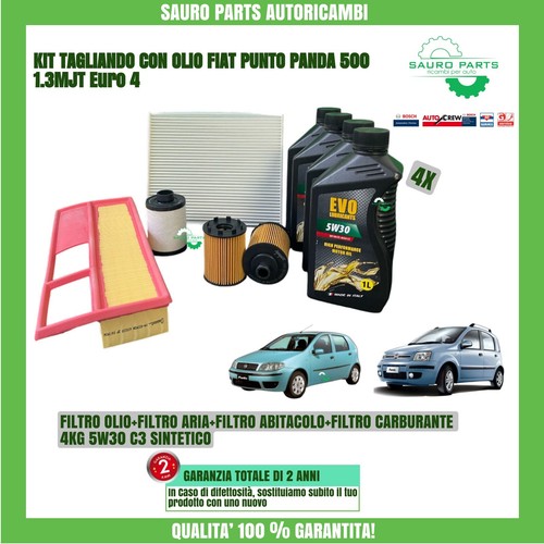 Kit tagliando filtri 4 kg - tagliando,