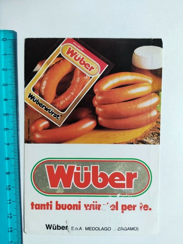 Adesivo wuber wurstel - wuber,