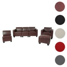 Set Divano Modulare Sistema Divano Lyon 3-1-1-1, Ecopelle