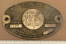 Placca pubblicitaria rimorchi Ermenegildo Bartoletti Forlì Carpinello Trasporti