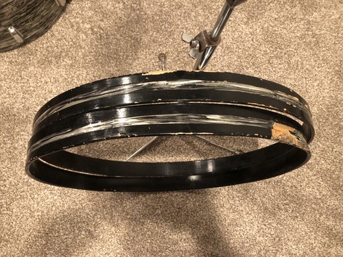 Ludwig oyster black pearl - ludwig, 22"