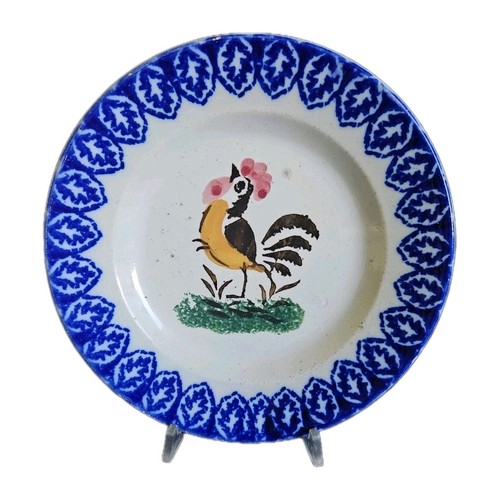 Piatto antico maiolica xix sec - maiolica,