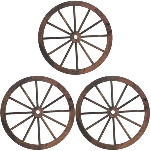 Ruota carrozza western pezzi - ruota, 3