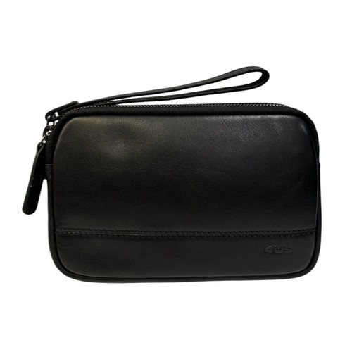 4us pochette nera con polsino - pochette,