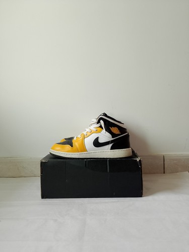 Scarpe jordan mid - scarpe, gialle